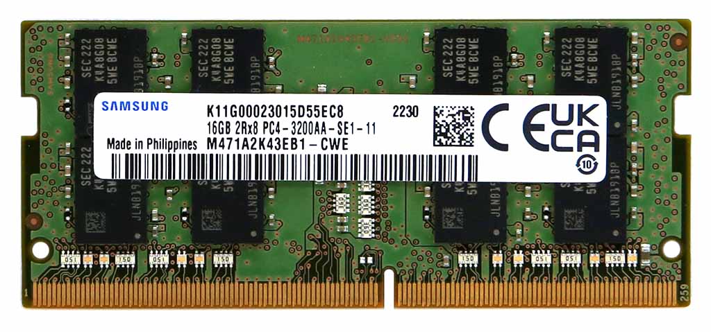 Samsung 16GB DDR4 PC4-25600 SO-DIMM – ODROID