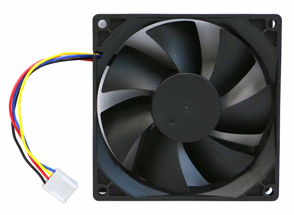 92x92x25mm DC Cooling Fan w/ PWM, Speed Sensor (Tacho) – ODROID